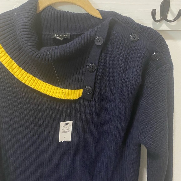 Talbots Foldover Neck Sweater - Picture 2 of 2